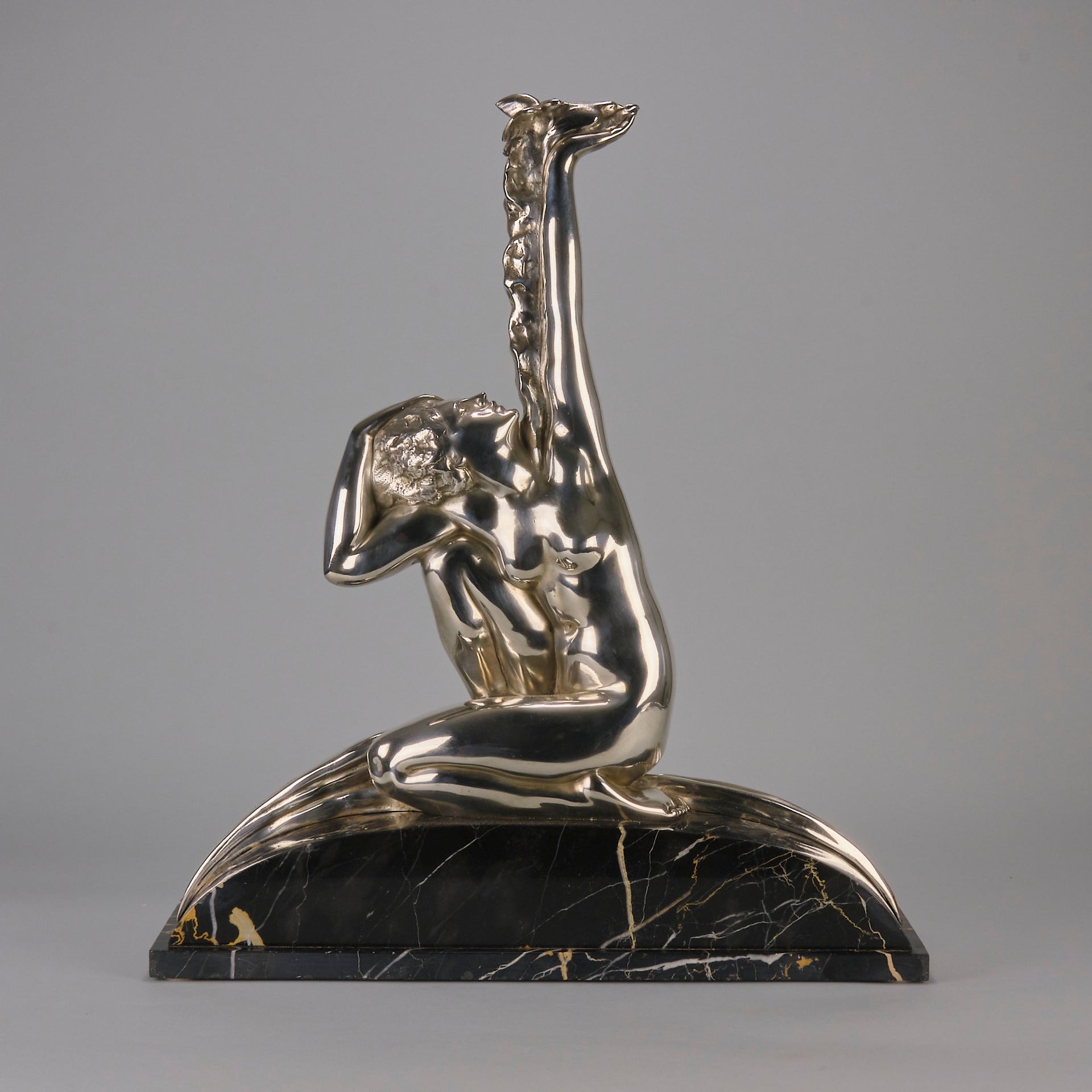Art Deco Bronze Lady by Amadeo Gennarelli - Hickmet Fine Arts 