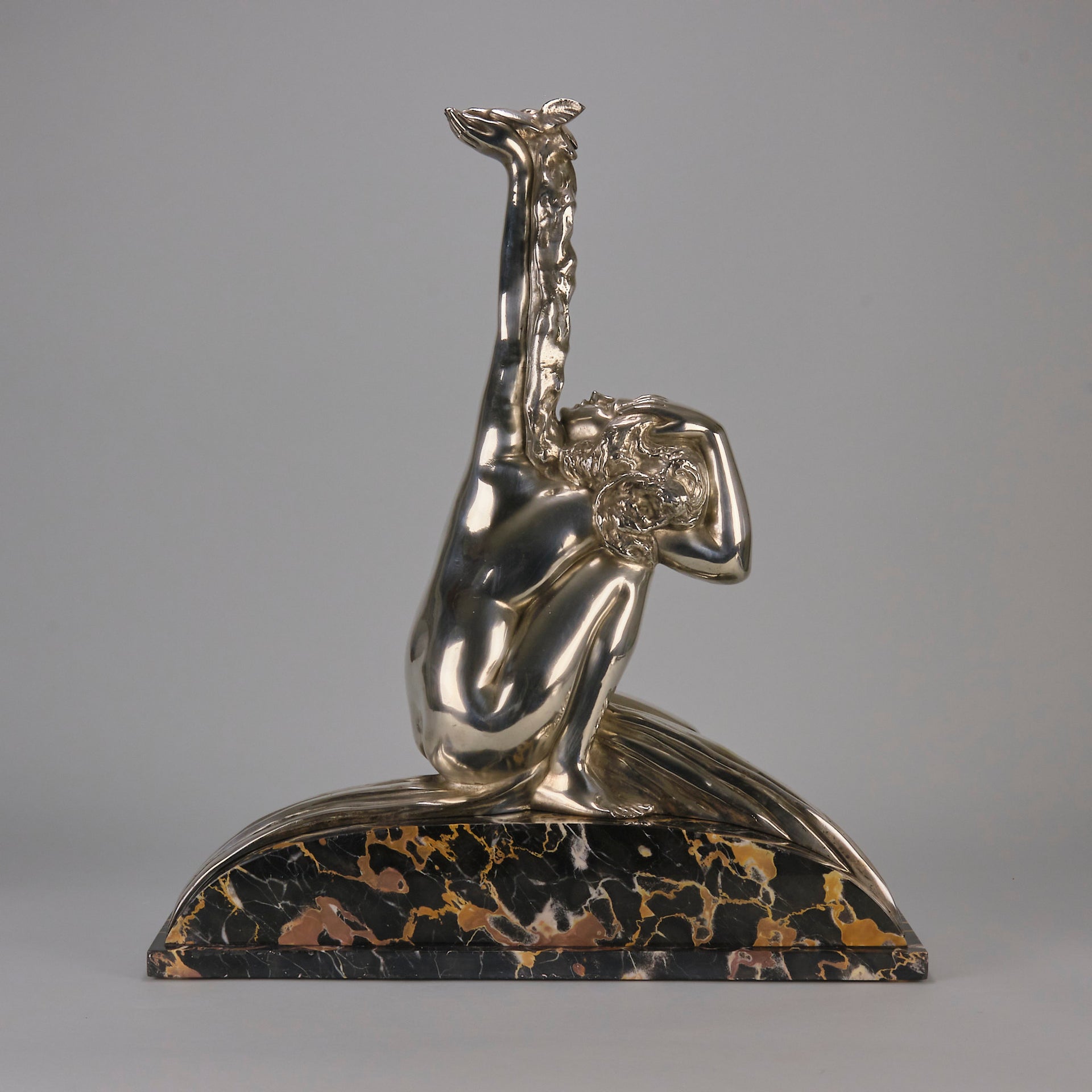 Art Deco Bronze Lady by Amadeo Gennarelli - Hickmet Fine Arts 