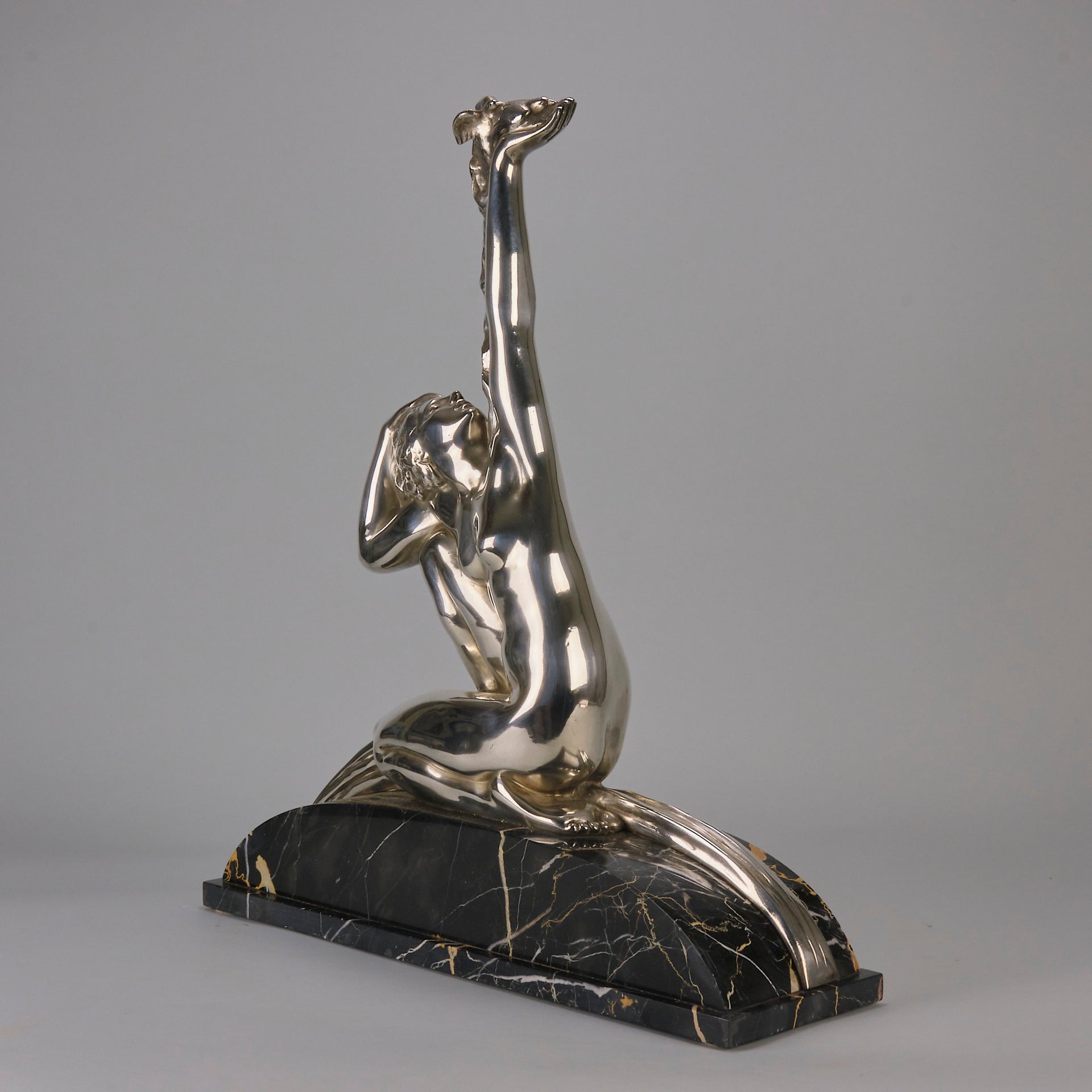 Art Deco Bronze Lady by Amadeo Gennarelli - Hickmet Fine Arts 
