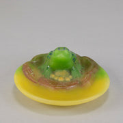 Amalric Walter Glass - Frog on Lilypad - Hickmet Fine Arts