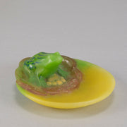 Amalric Walter Glass - Frog on Lilypad - Hickmet Fine Arts