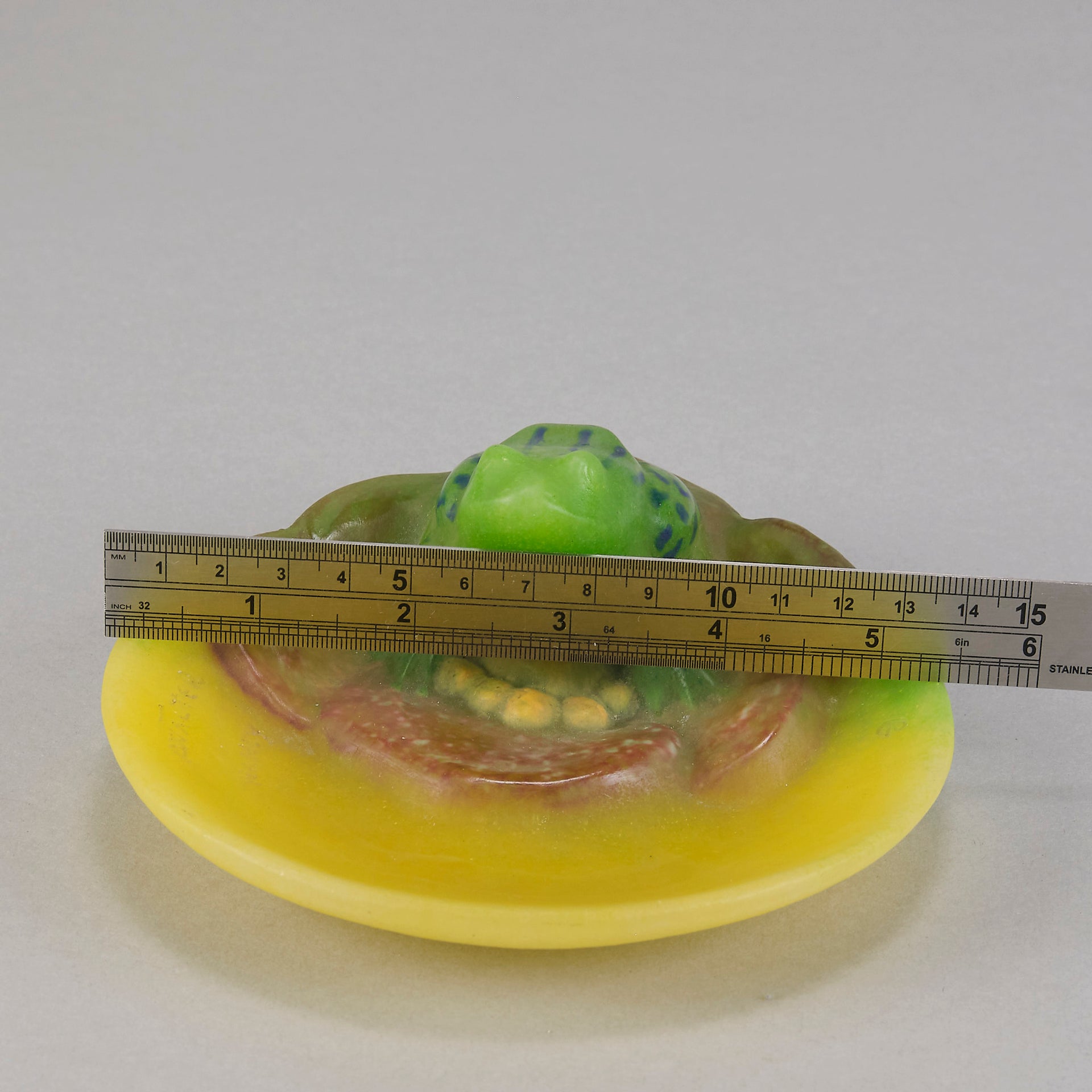 Amalric Walter Glass - Frog on Lilypad - Hickmet Fine Arts