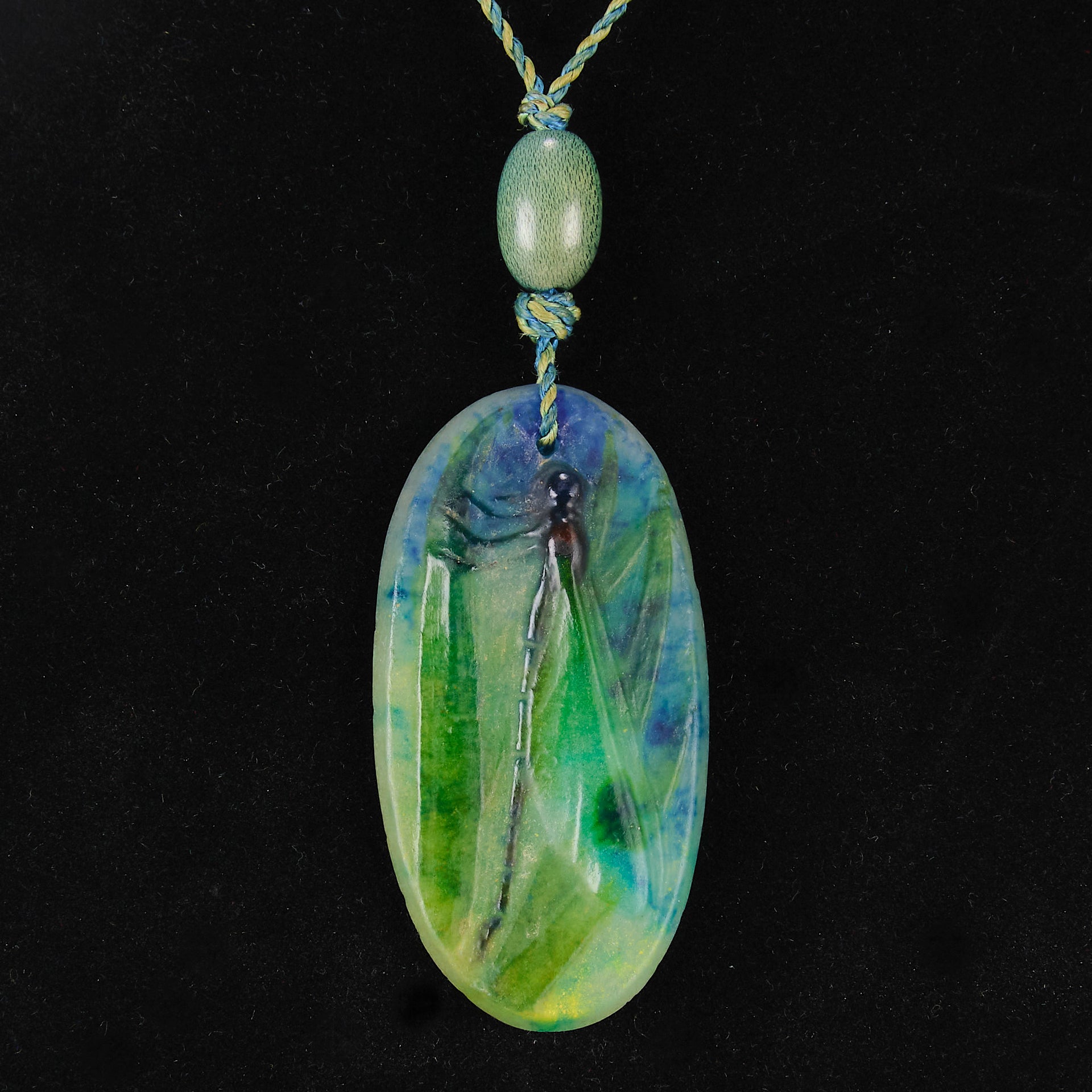 Amalric Walter pate de verre dargonfly