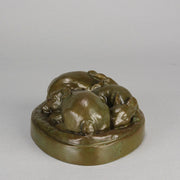 American Bronze Rabbits - Animalier Bronzes - Hickmet Fine Arts 