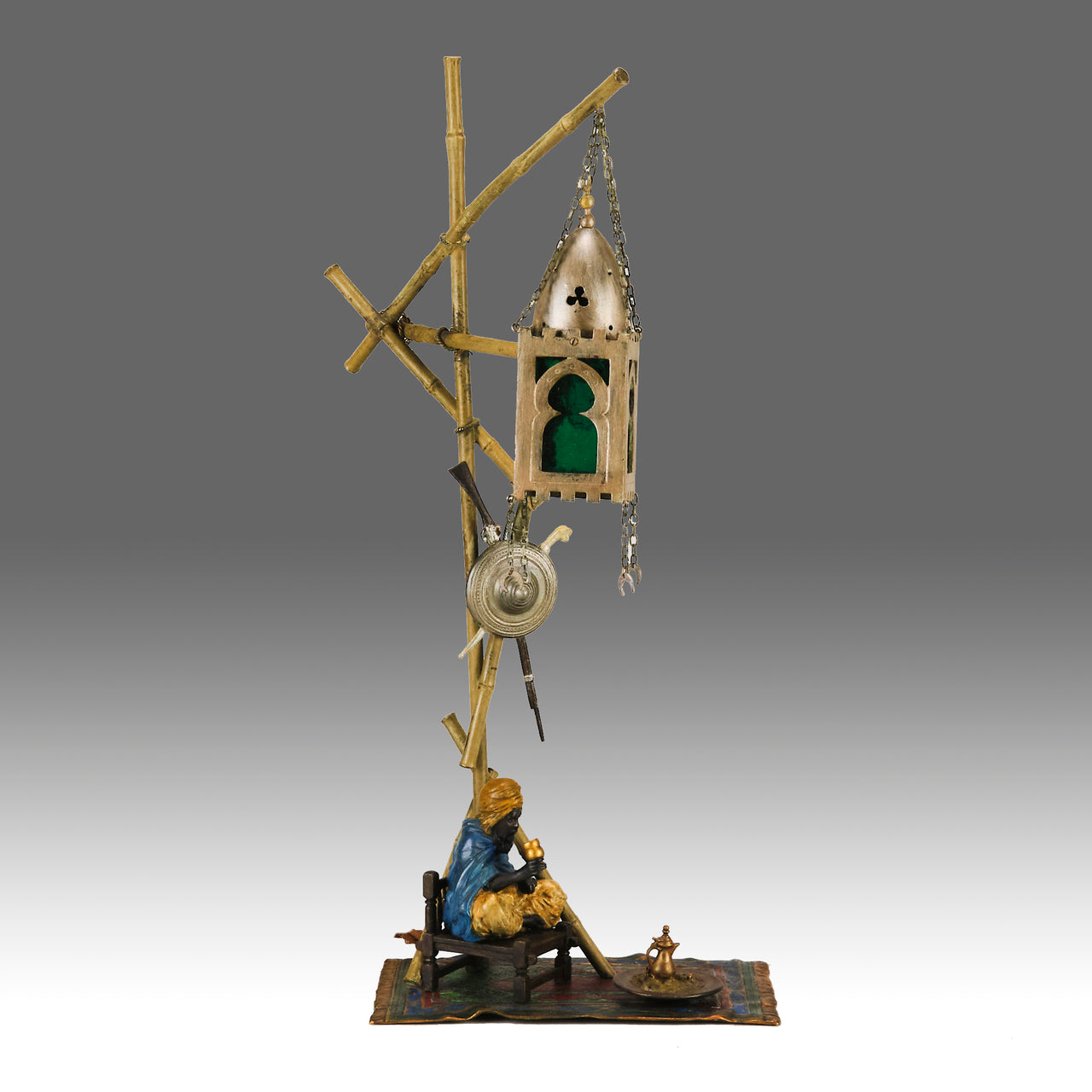 Bergman Bronze Arab Lamp