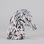 Archimede Seguso Murano Glass Horse Head