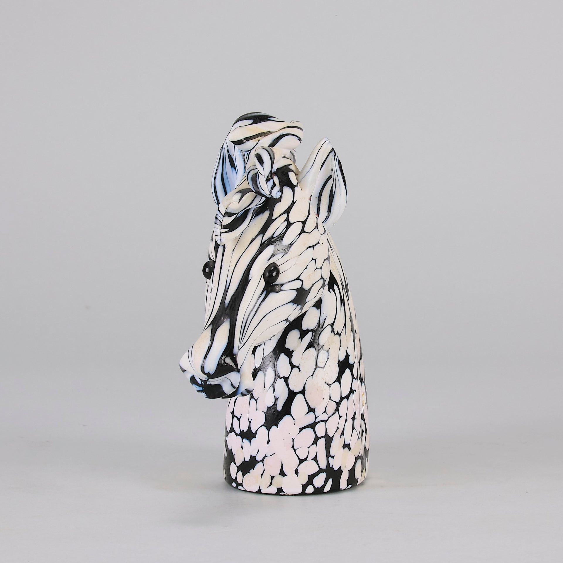 Archimede Seguso Murano Glass Horse Head
