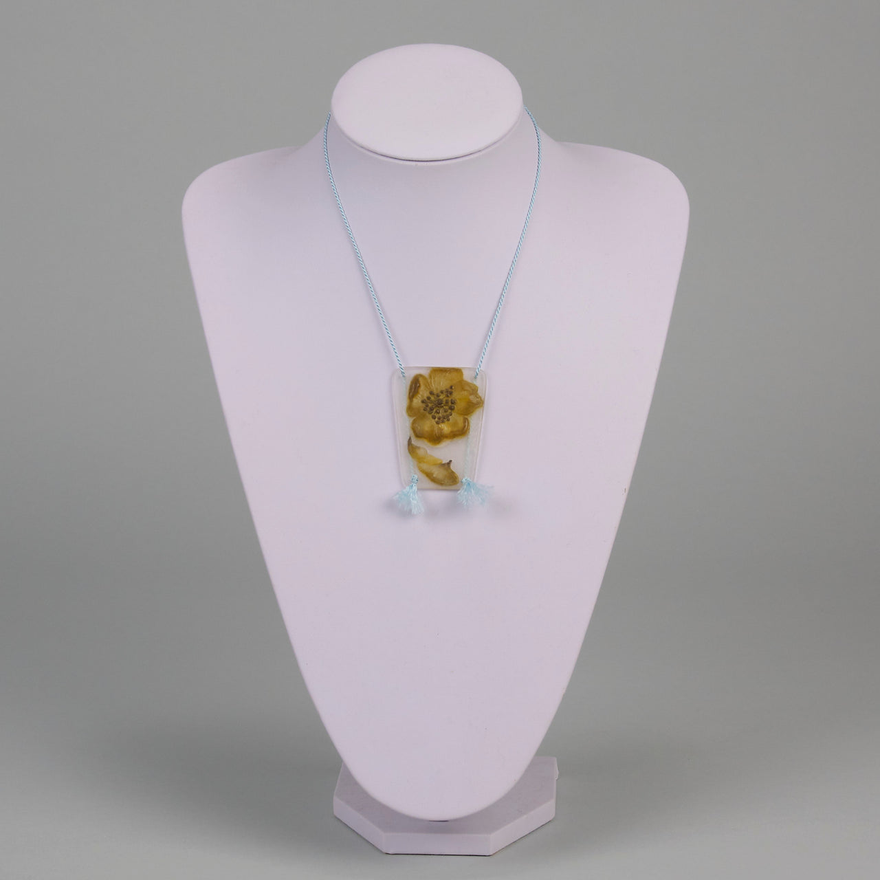 Argy Rousseau - Pate de Verre Flower Necklace - Hickmet Fine Arts 