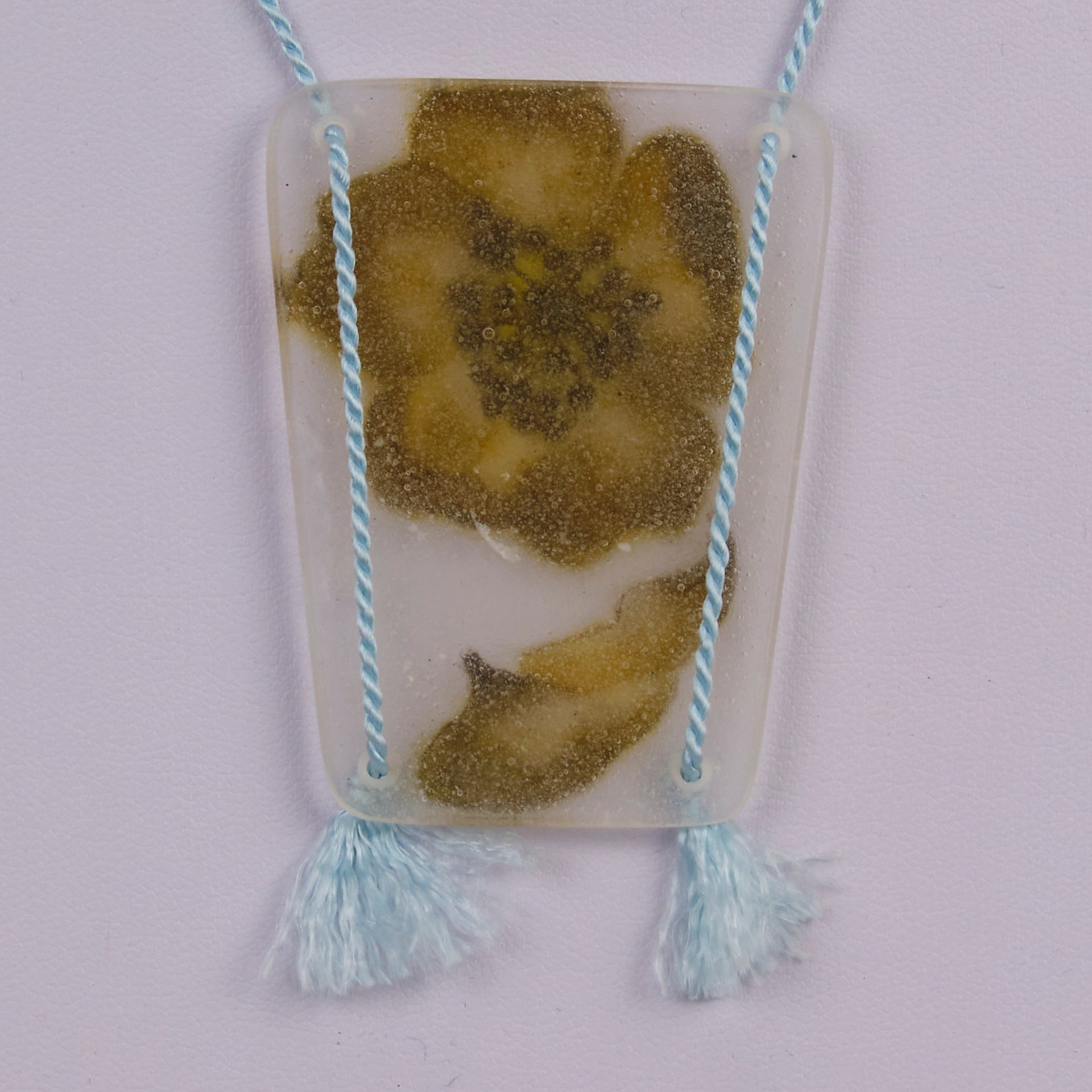 Argy Rousseau - Pate de Verre Flower Necklace - Hickmet Fine Arts 