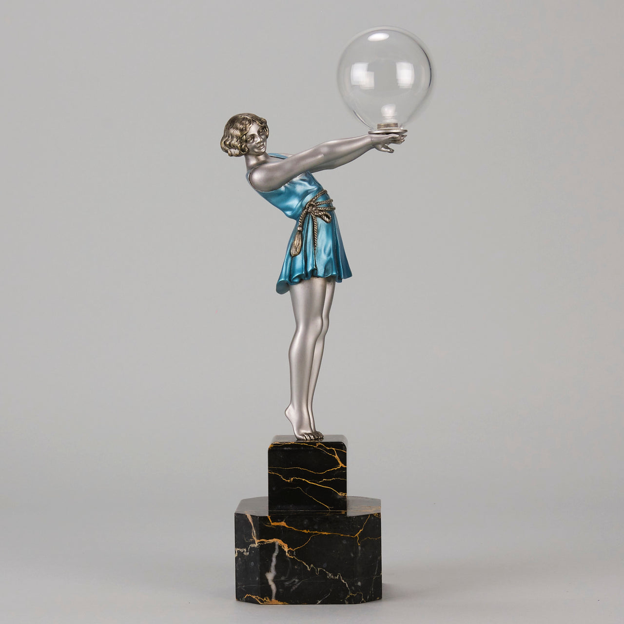 Godard Bubble Dancer - Art Deco Bronze - Hickmet Fine Arts  