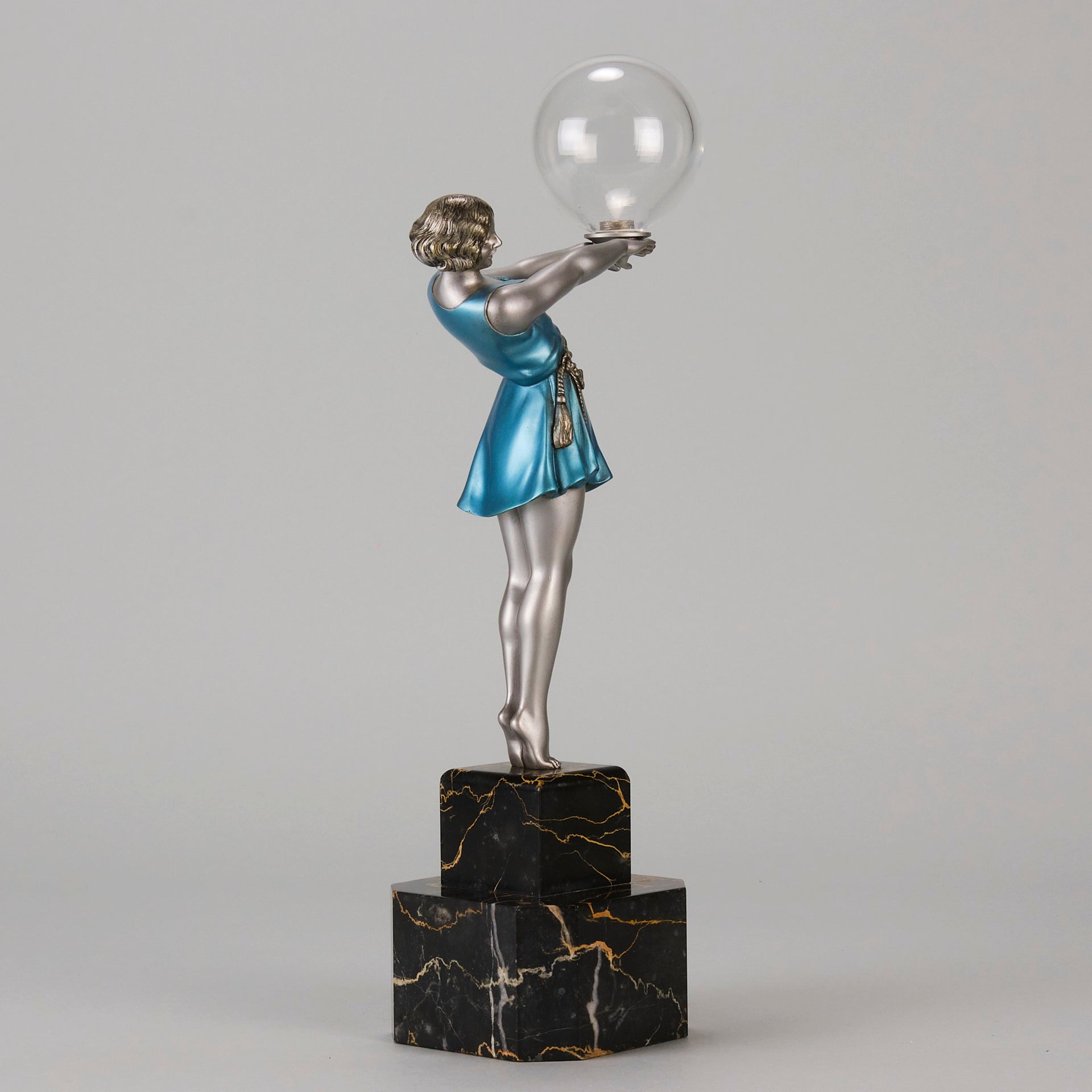 Godard Bubble Dancer - Art Deco Bronze - Hickmet Fine Arts  