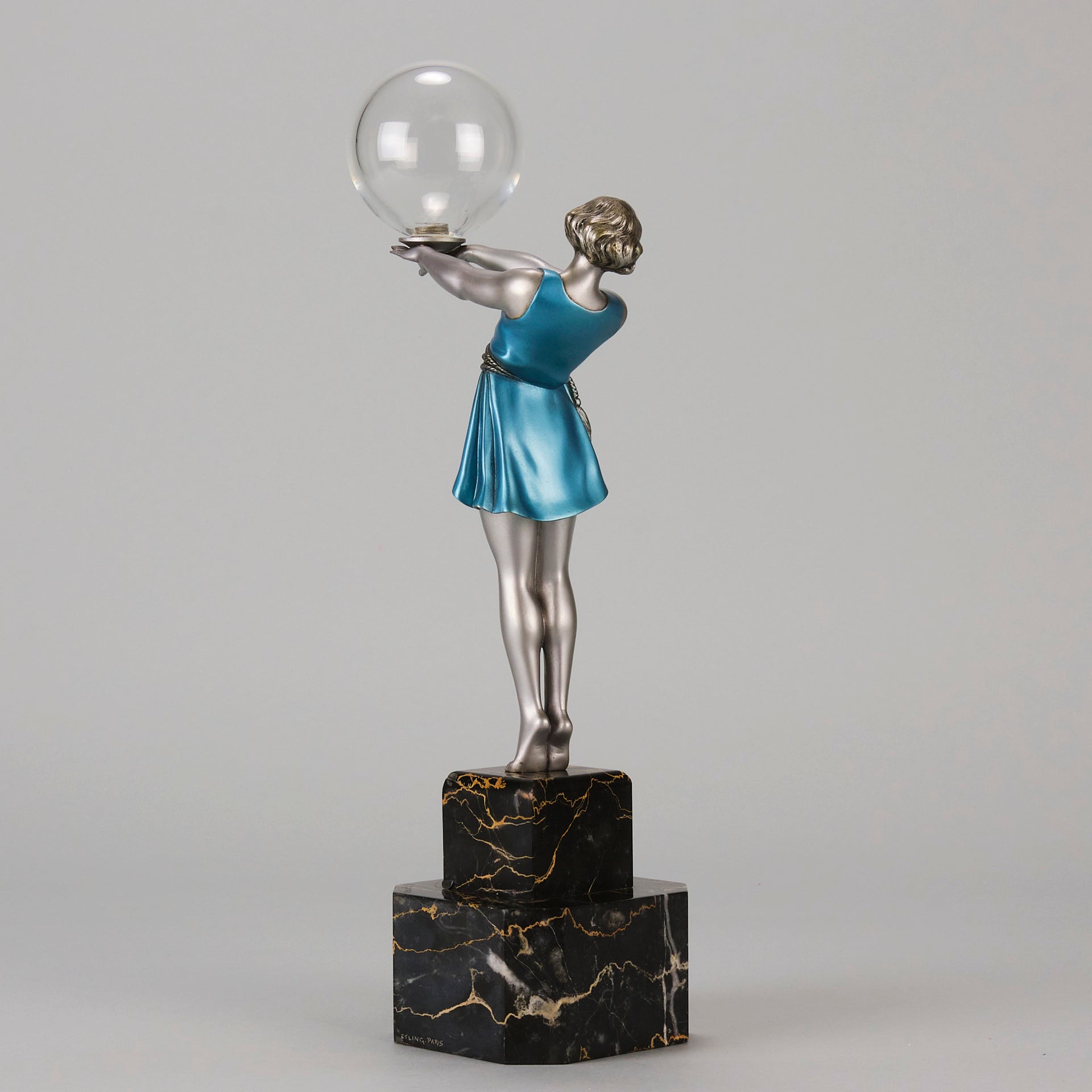 Godard Bubble Dancer - Art Deco Bronze - Hickmet Fine Arts  