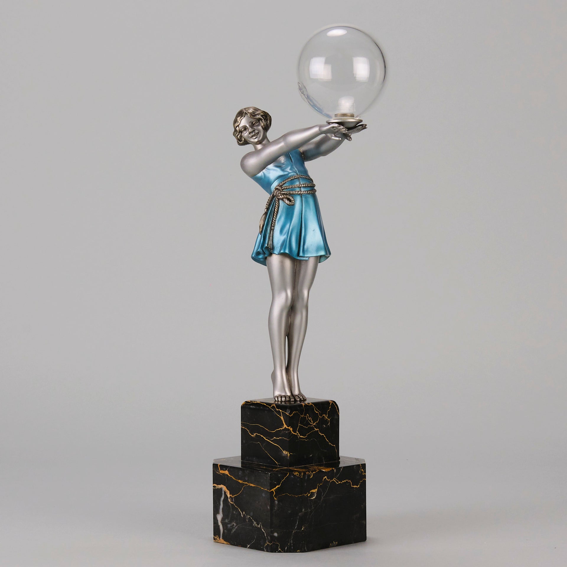 Godard Bubble Dancer - Art Deco Bronze - Hickmet Fine Arts  