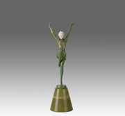 Josef Lorenzl Arms Up - Art Deco Bronze - Hickmet Fine Arts