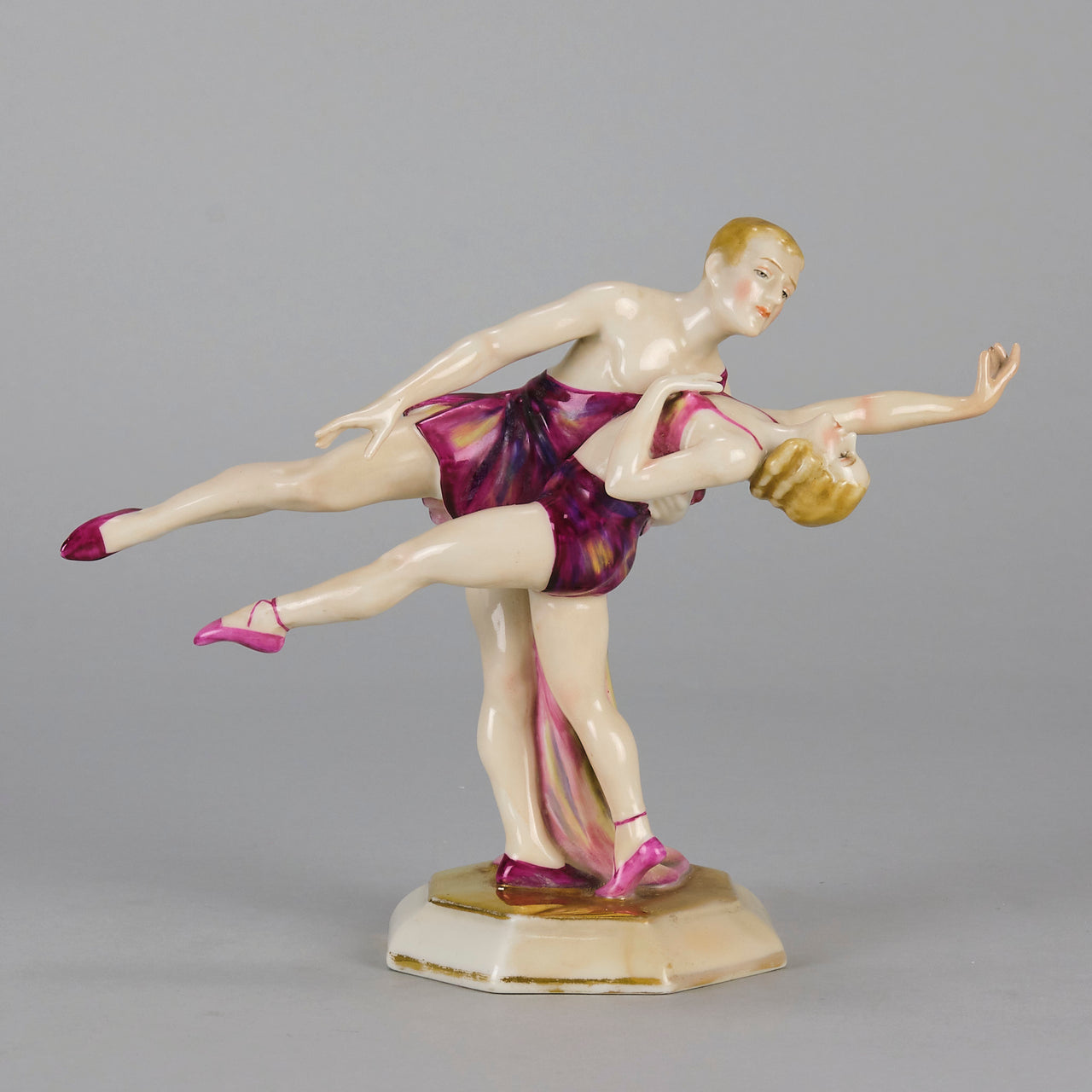 Art Deco Dancers - Sitzendorf Porcelain - Hickmet Fine Arts 