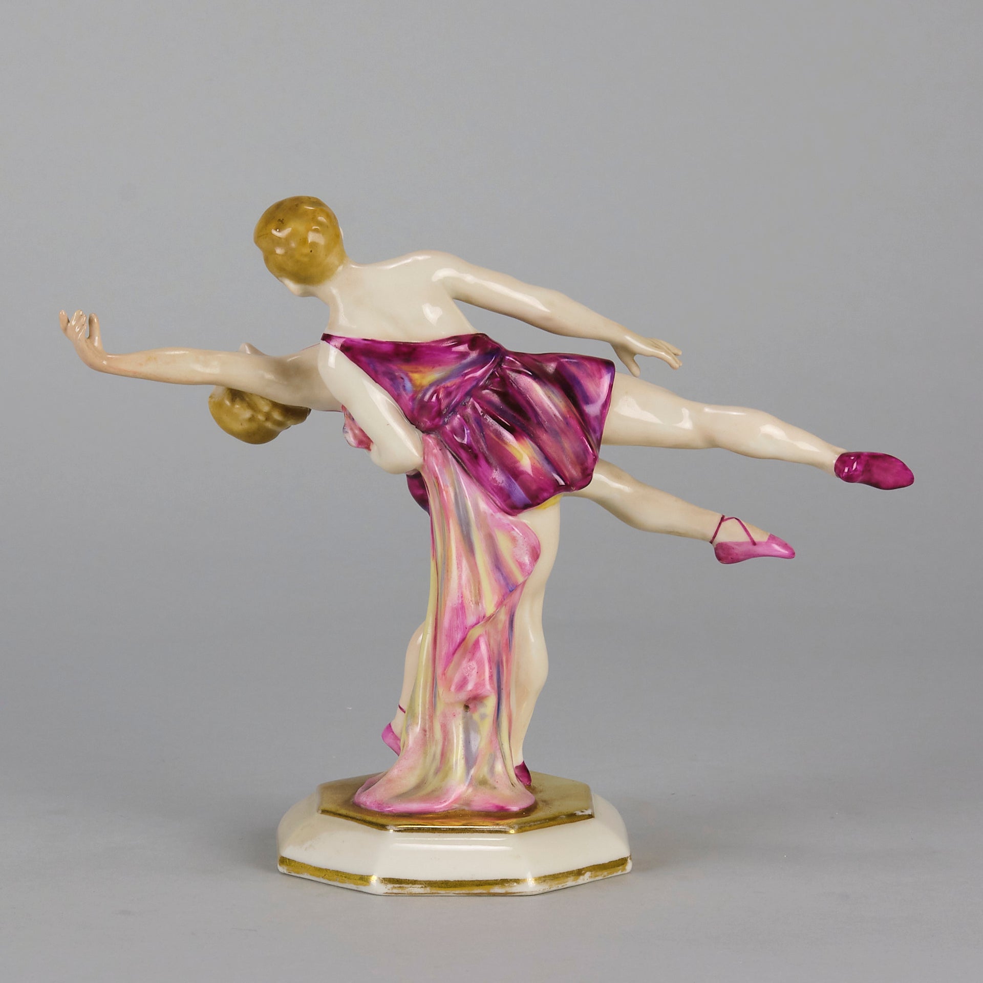 Art Deco Dancers - Sitzendorf Porcelain - Hickmet Fine Arts 