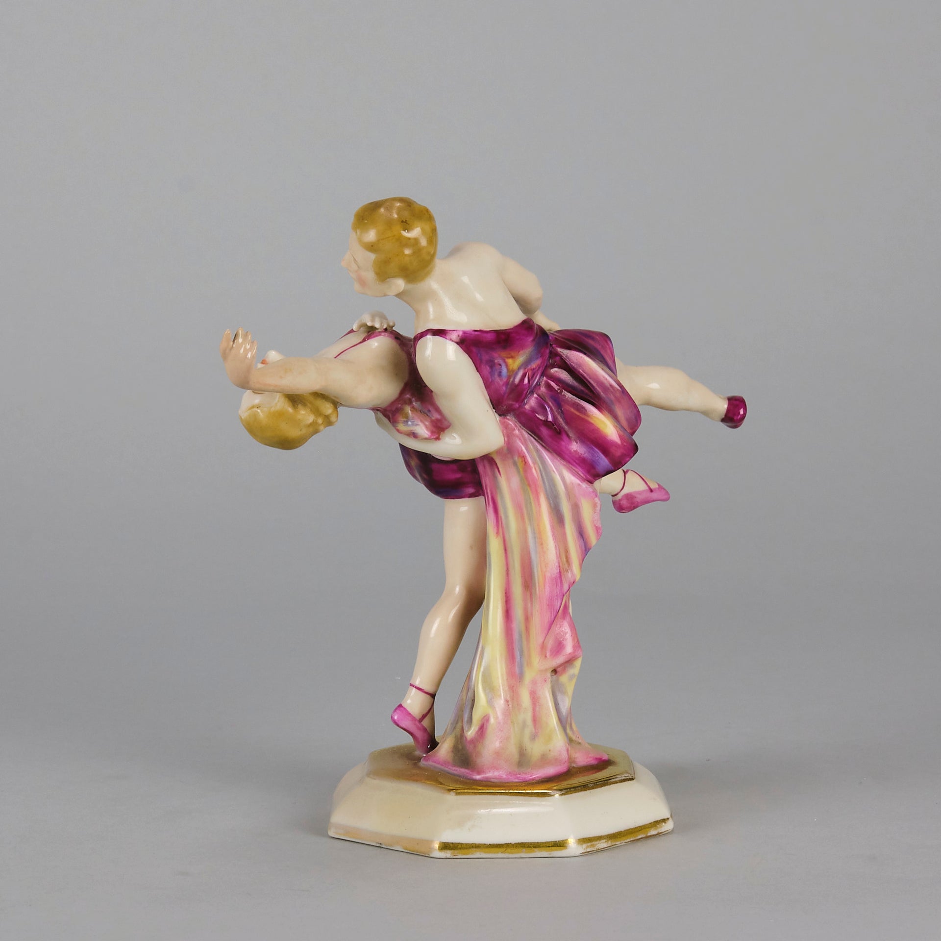 Art Deco Dancers - Sitzendorf Porcelain - Hickmet Fine Arts 