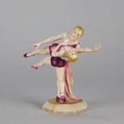 Art Deco Dancers - Sitzendorf Porcelain - Hickmet Fine Arts 