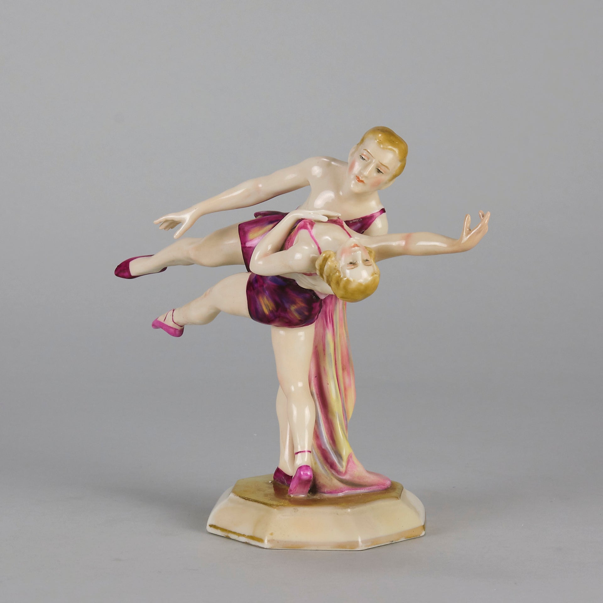 Art Deco Dancers - Sitzendorf Porcelain - Hickmet Fine Arts 