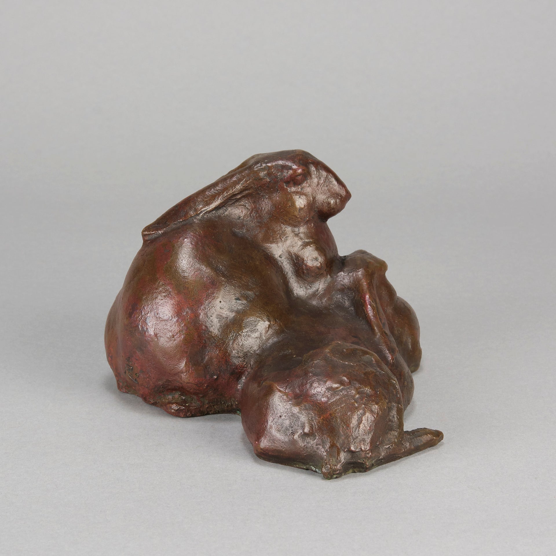 Asian Bronze Rabbits - Animalier Bronze - Hickmet Fine Arts 