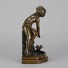 Child at a Well - Auguste Moreau Bronze - Hickmet Fine Arts