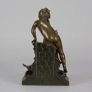 Child at a Well - Auguste Moreau Bronze - Hickmet Fine Arts