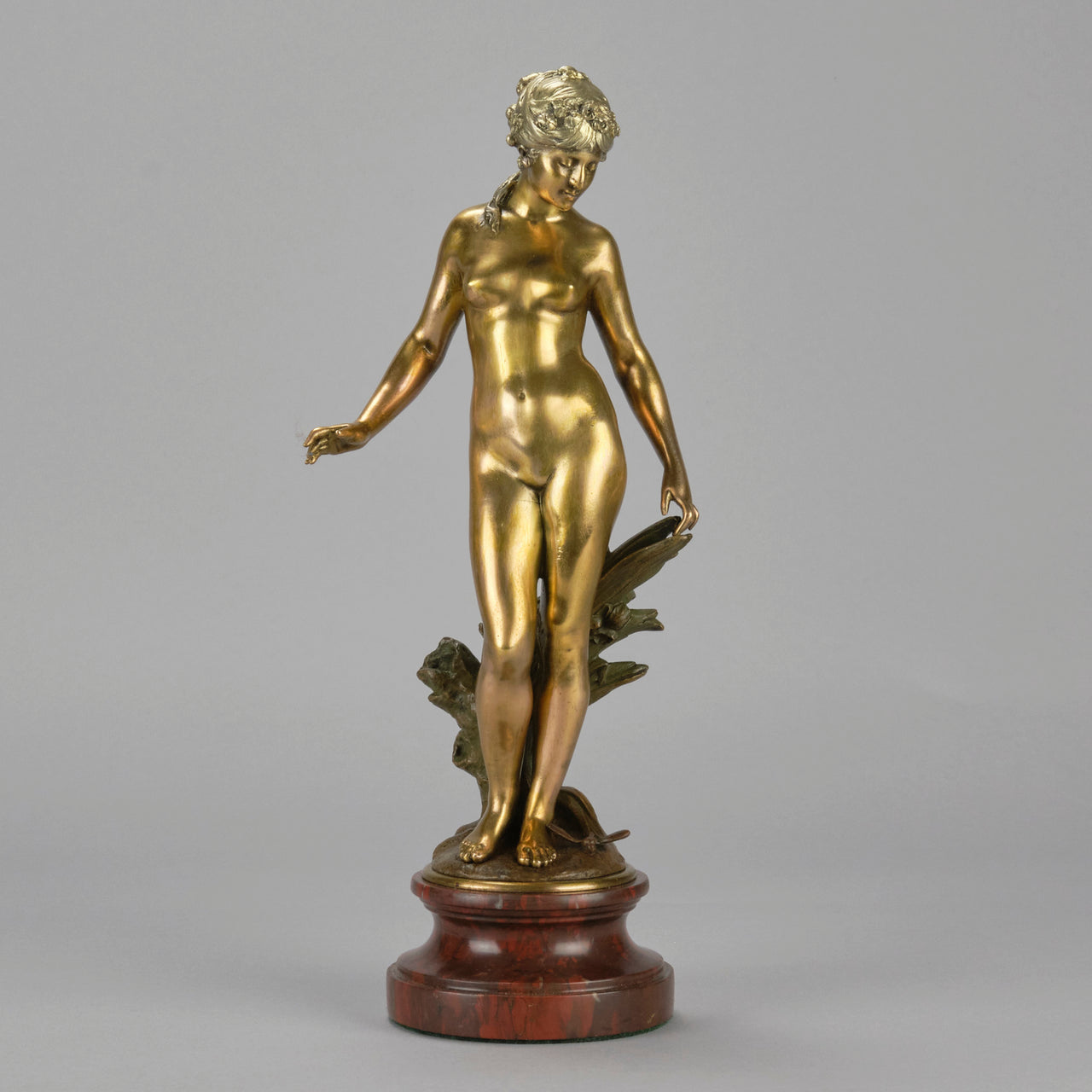 La Source - Auguste Moreau Bronze - Hickmet Fine Arts