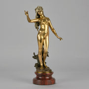 Wood Nymph - Auguste Moreau Bronze - Hickmet Fine Arts