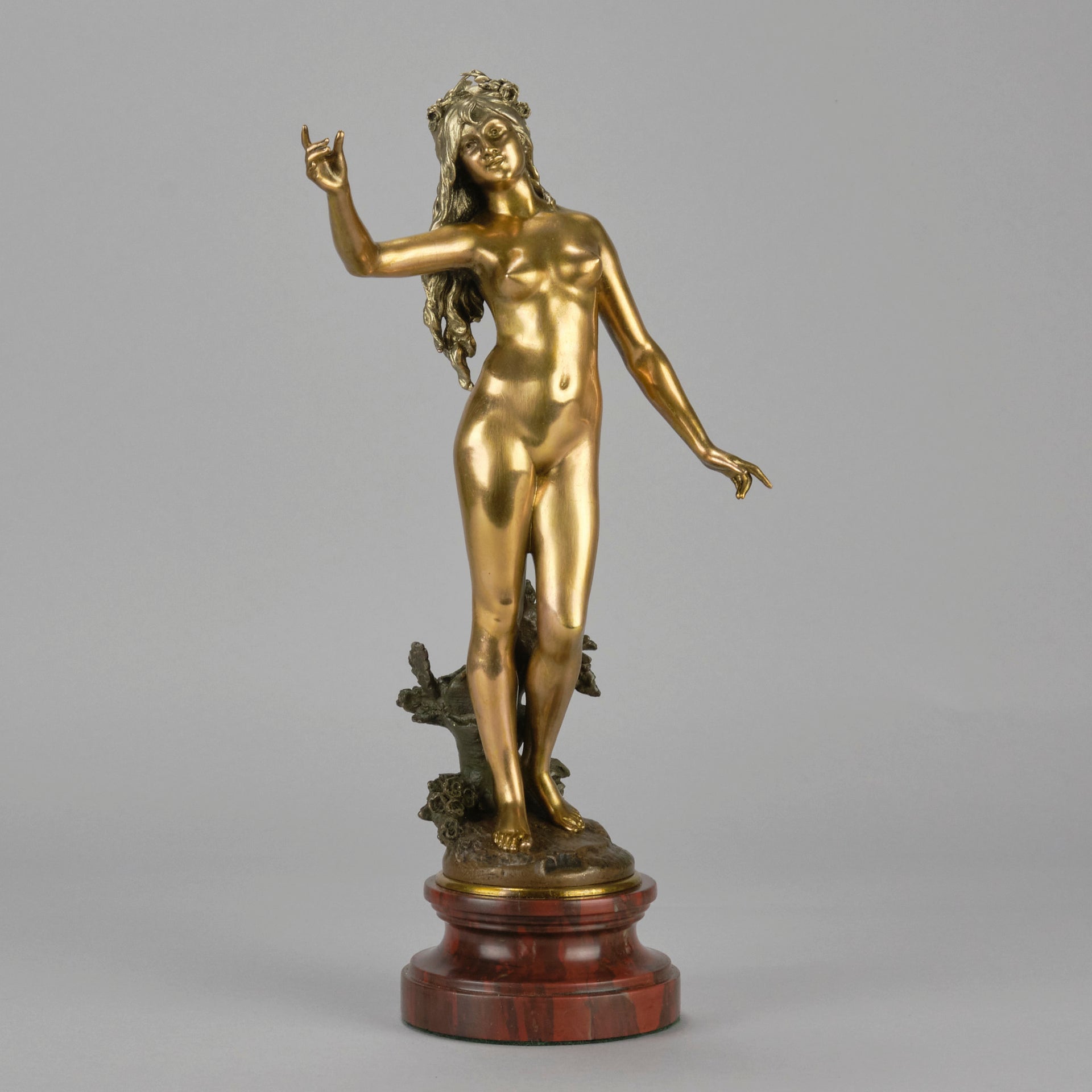Wood Nymph - Auguste Moreau Bronze - Hickmet Fine Arts