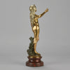 Wood Nymph - Auguste Moreau Bronze - Hickmet Fine Arts