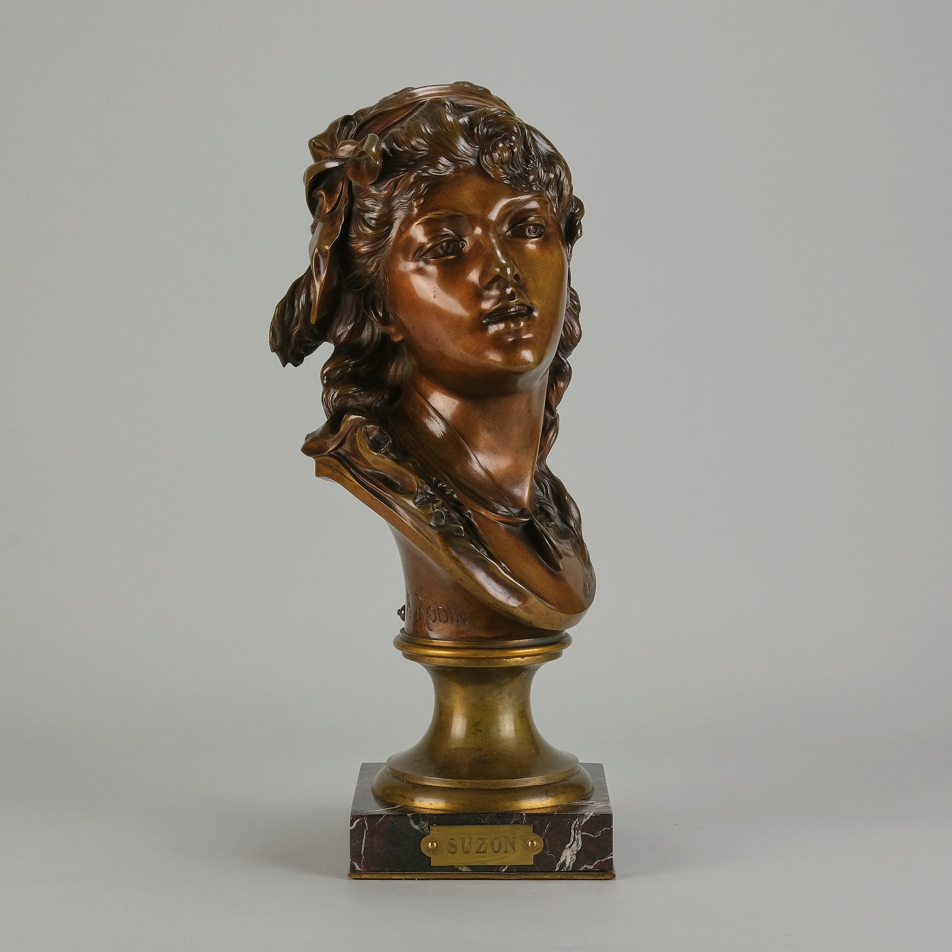 Rodin Bronze - Suzon Bronze Bust - Hickmet Fine Arts 