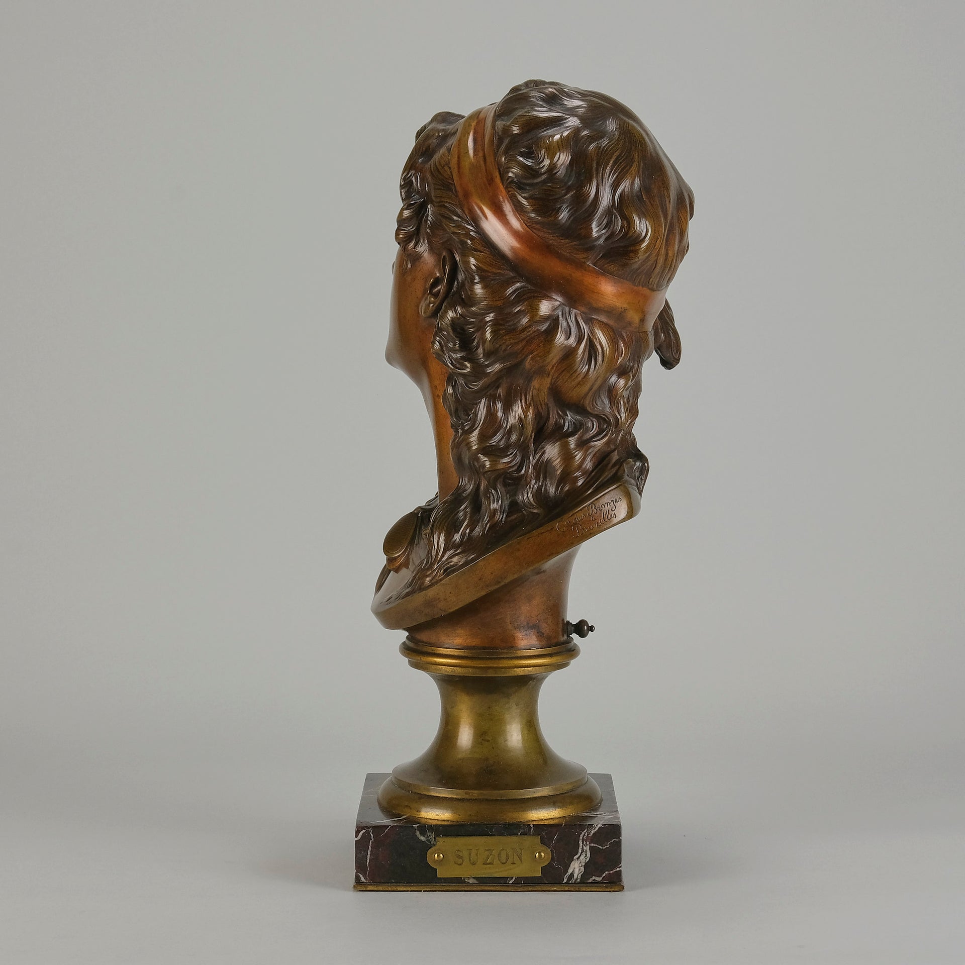 Rodin Bronze - Suzon Bronze Bust - Hickmet Fine Arts 