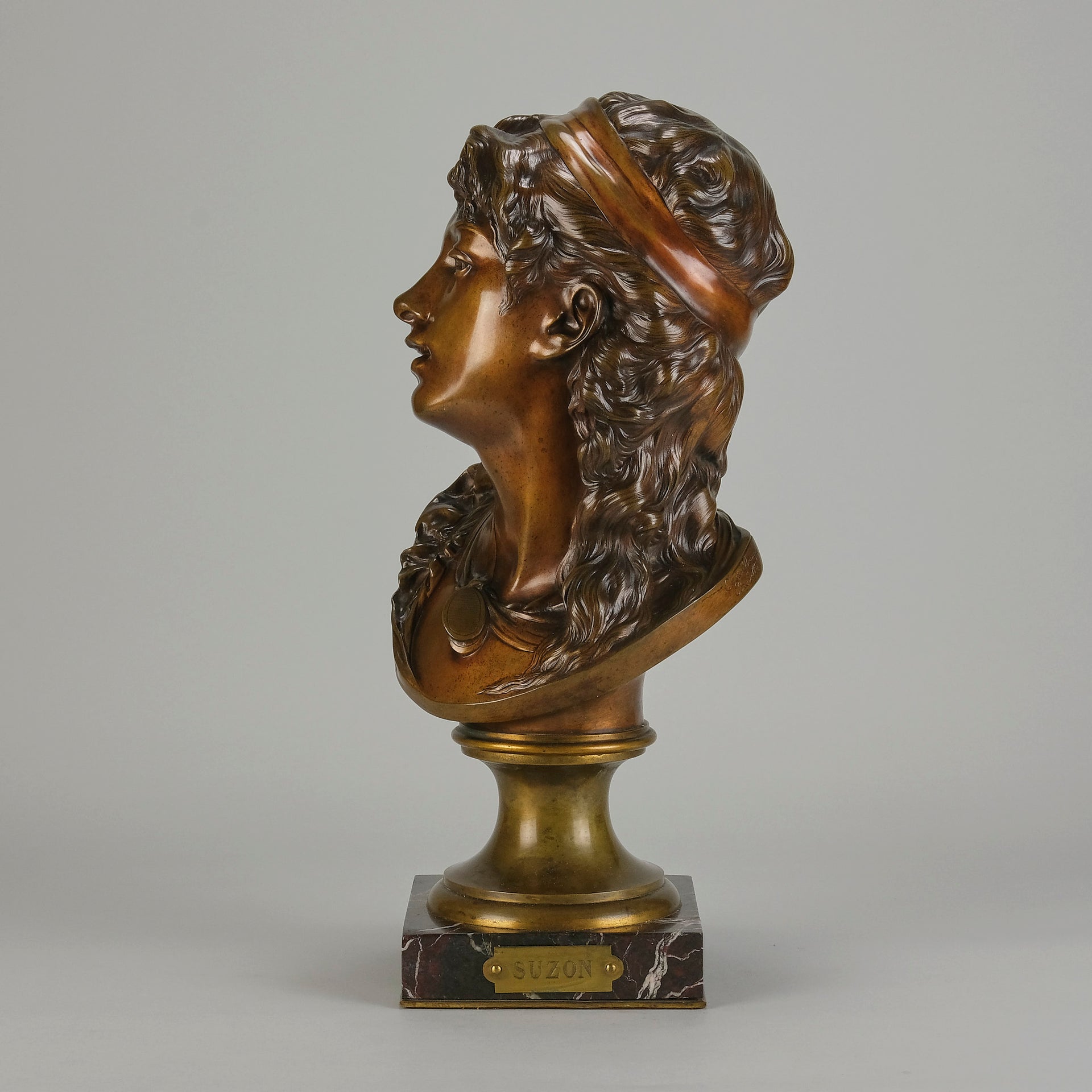 Rodin Bronze - Suzon Bronze Bust - Hickmet Fine Arts 