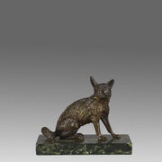 Vienna Bronze Fox - Antique Bronze - Hickmet Fine Arts