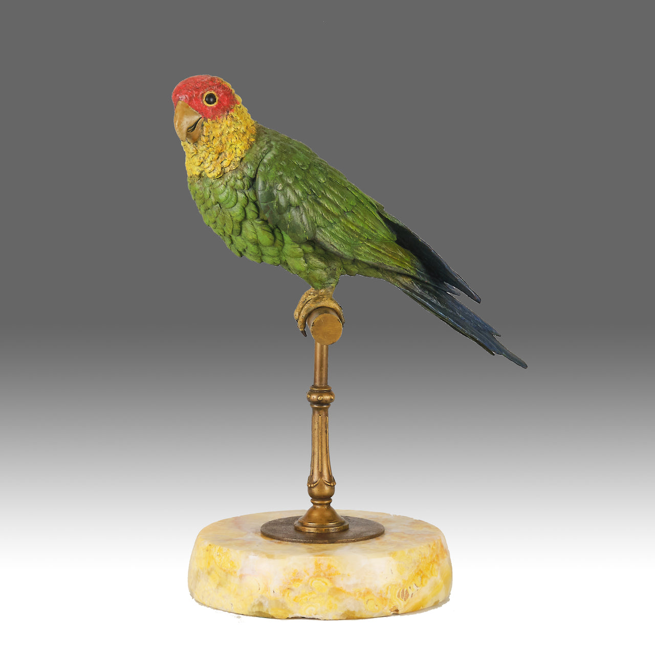 "Parrot on a Perch" by Franz Bergman