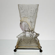 Baccarat Glass - Bacarrat Glass Dragonfly Vase - Hickmet Fine Arts