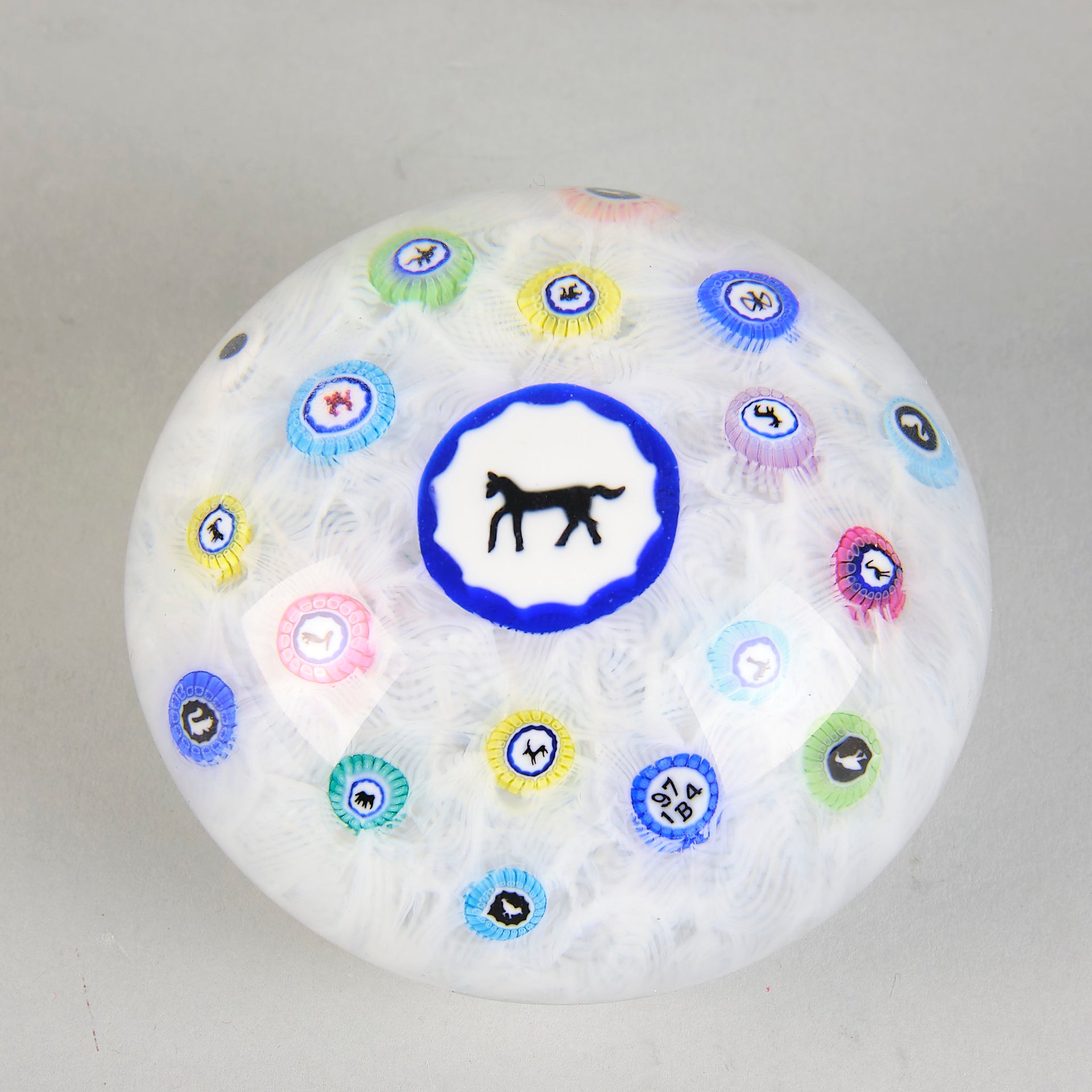 Baccarat Horse Paperweight - Bacarrat Glass - Hickmet Fine Arts