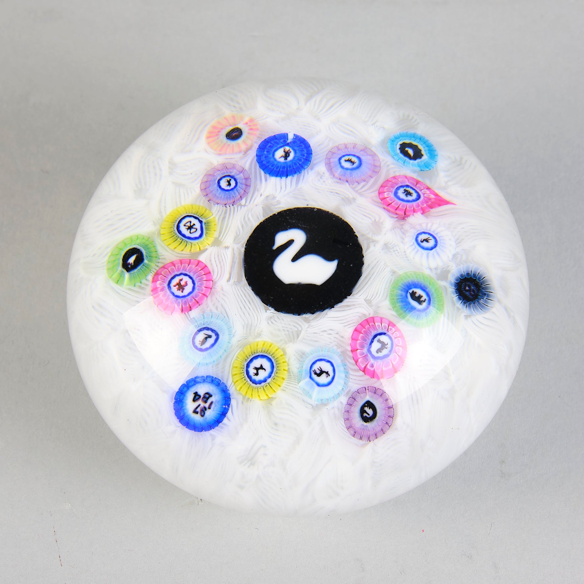 Baccarat Swan Paperweight - Bacarrat Glass - Hickmet Fine Arts