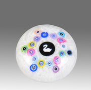 Baccarat Swan Paperweight - Bacarrat Glass - Hickmet Fine Arts