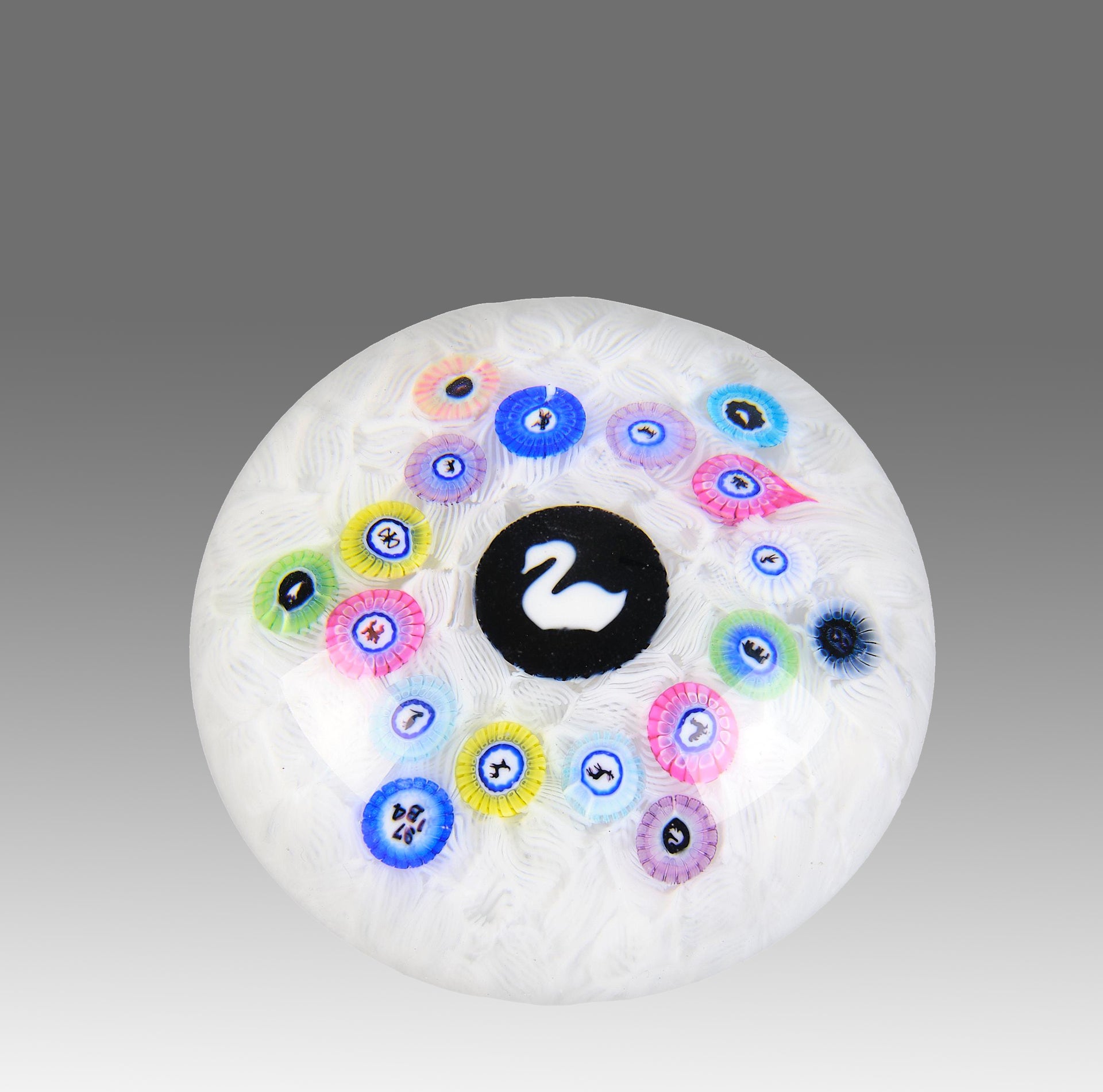 Baccarat Swan Paperweight - Bacarrat Glass - Hickmet Fine Arts