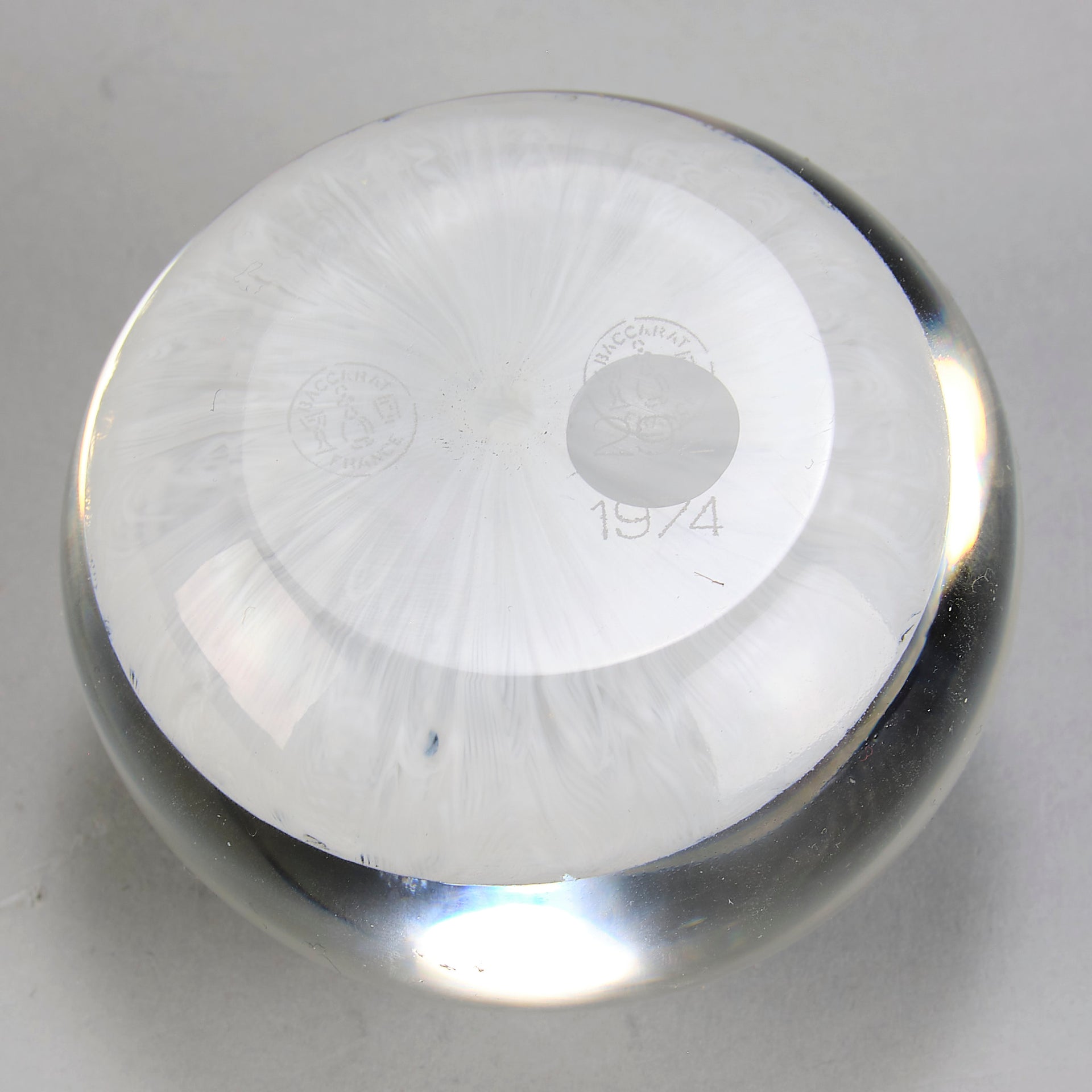 Baccarat Swan Paperweight - Bacarrat Glass - Hickmet Fine Arts