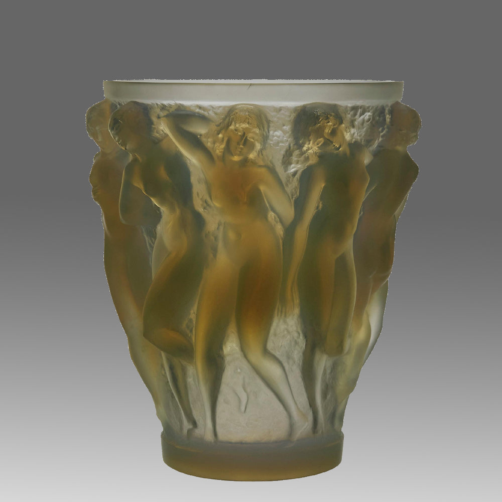 Rene Lalique Bacchantes Vase - Art Deco Vase - Hickmet Fine Arts