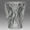 "Large Bacchantes Vase" by Lalique Glass