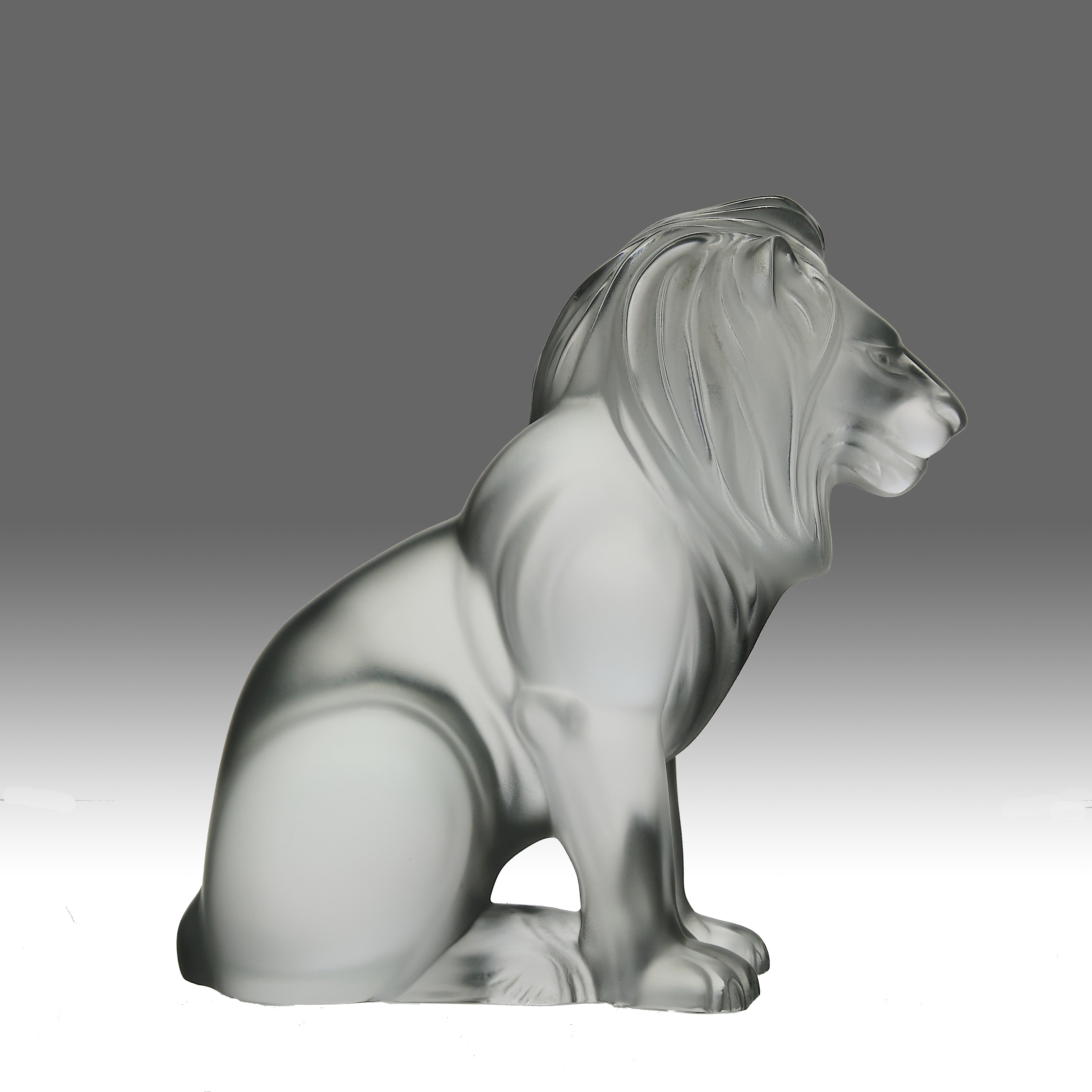 Lalique Lion - Lalique Glass - Hickmet Fine Arts