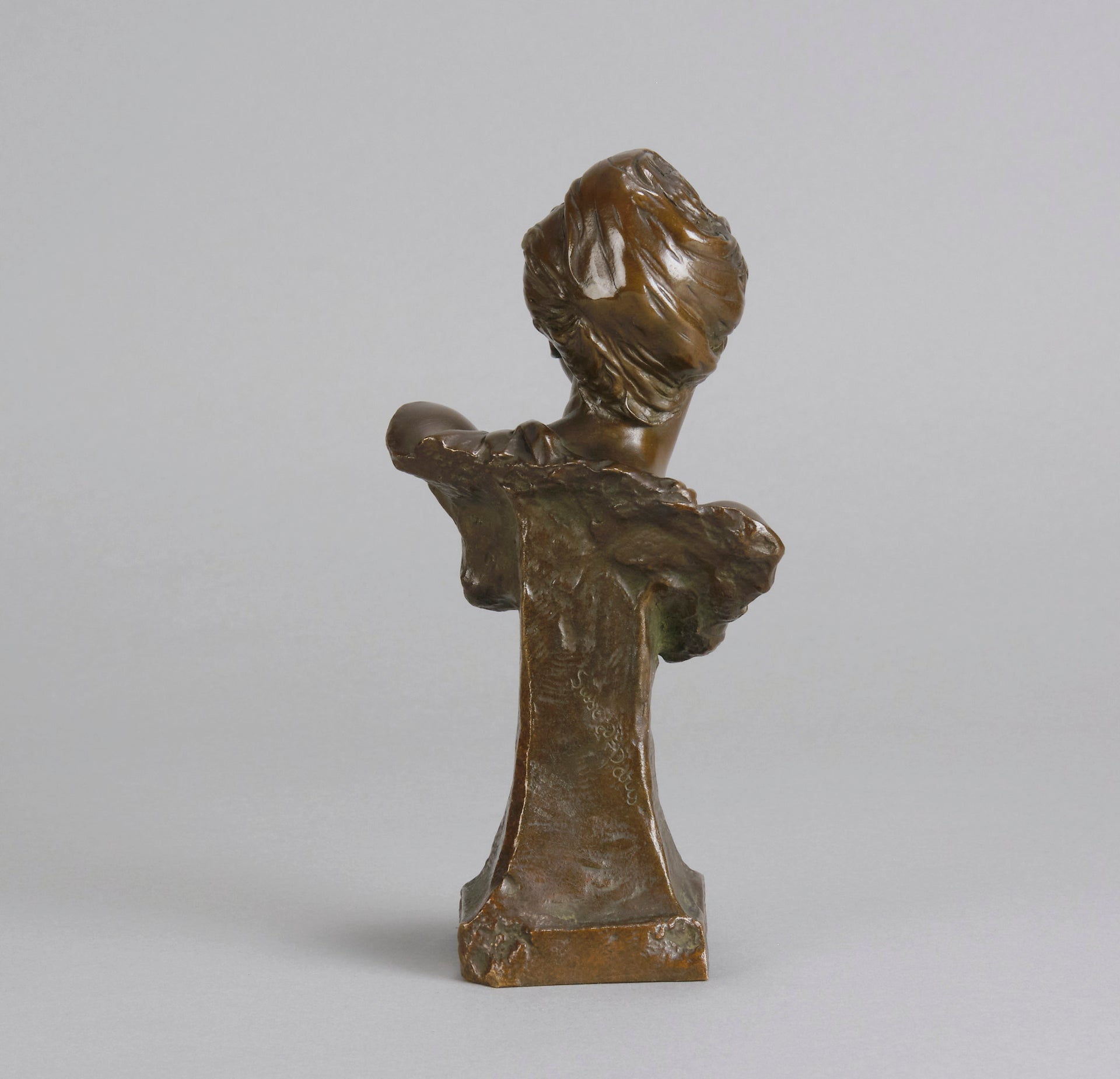 Ernest Barrias Bust - Art Nouveau Bronze - Hickmet Fine Arts