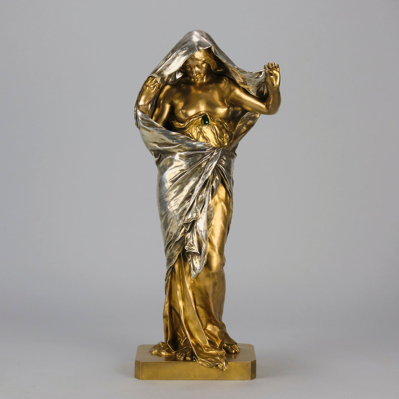 Nature Revealing her Secrets to Science - Ernest Barrias - Antique Bronze - Hickmet Fine Arts