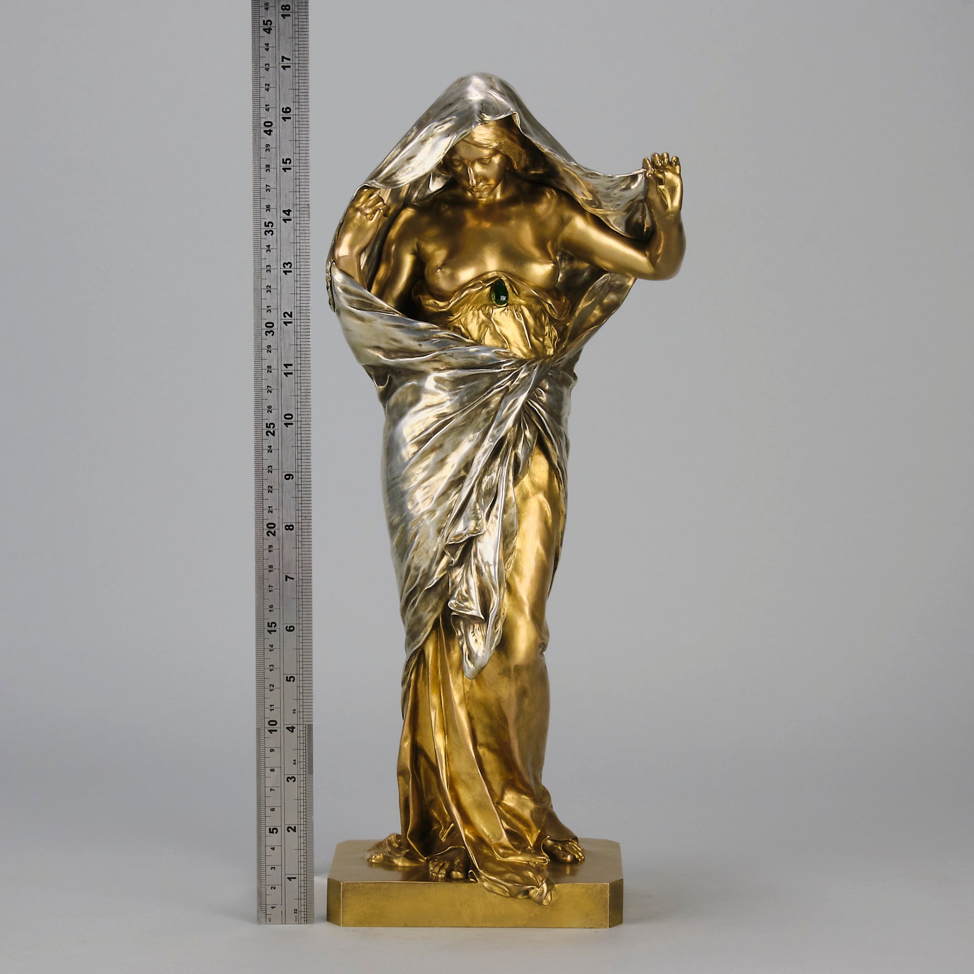 Nature Revealing her Secrets to Science - Ernest Barrias - Antique Bronze - Hickmet Fine Arts