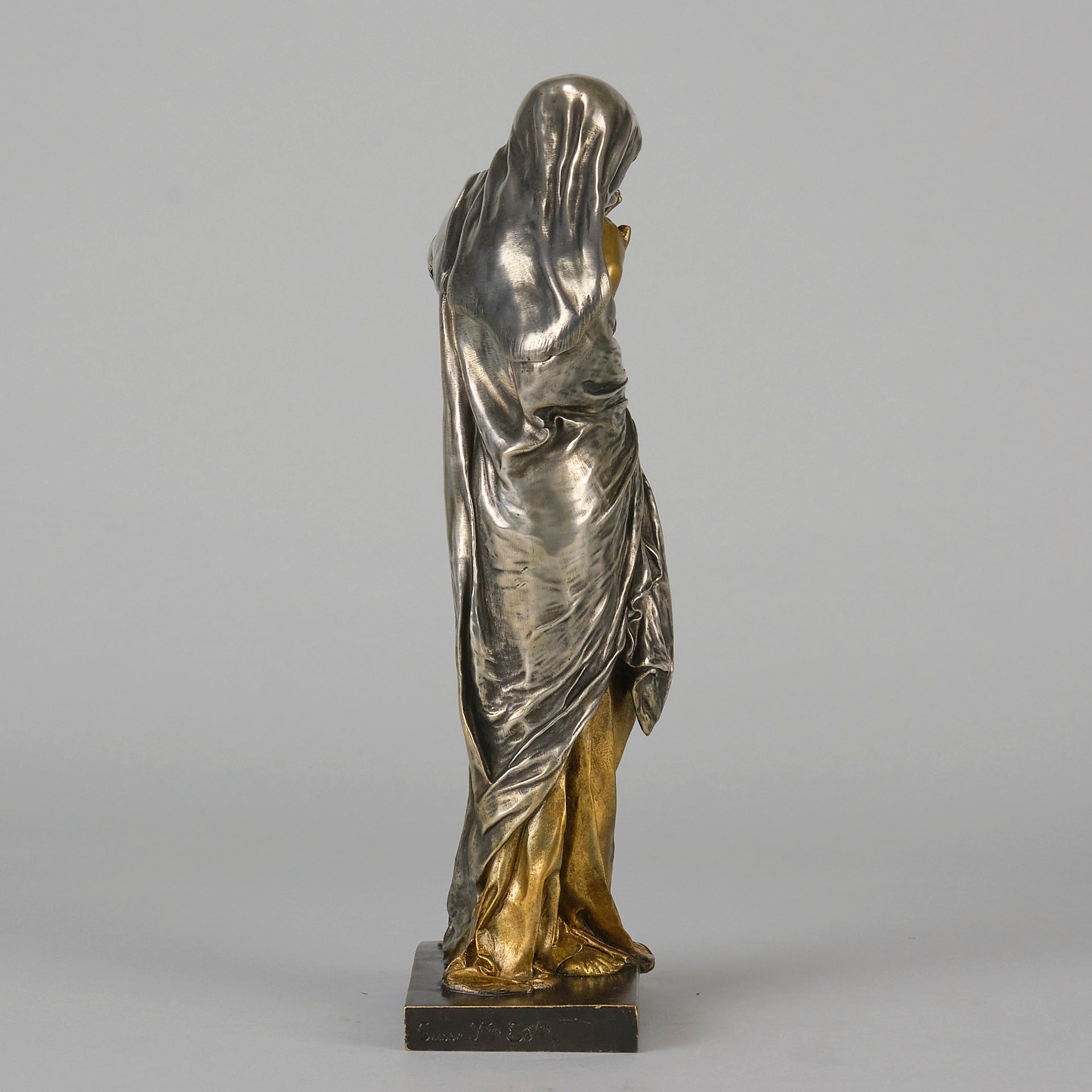 Nature Revealing - Ernest Barrias Bronze - Hickmet Fine Arts