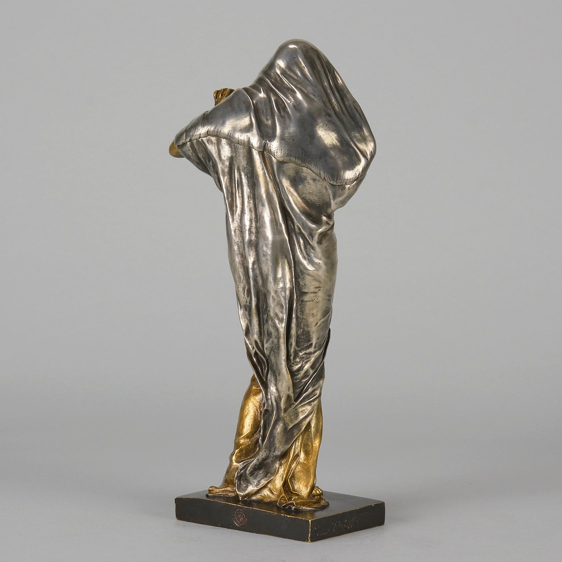 Nature Revealing - Ernest Barrias Bronze - Hickmet Fine Arts