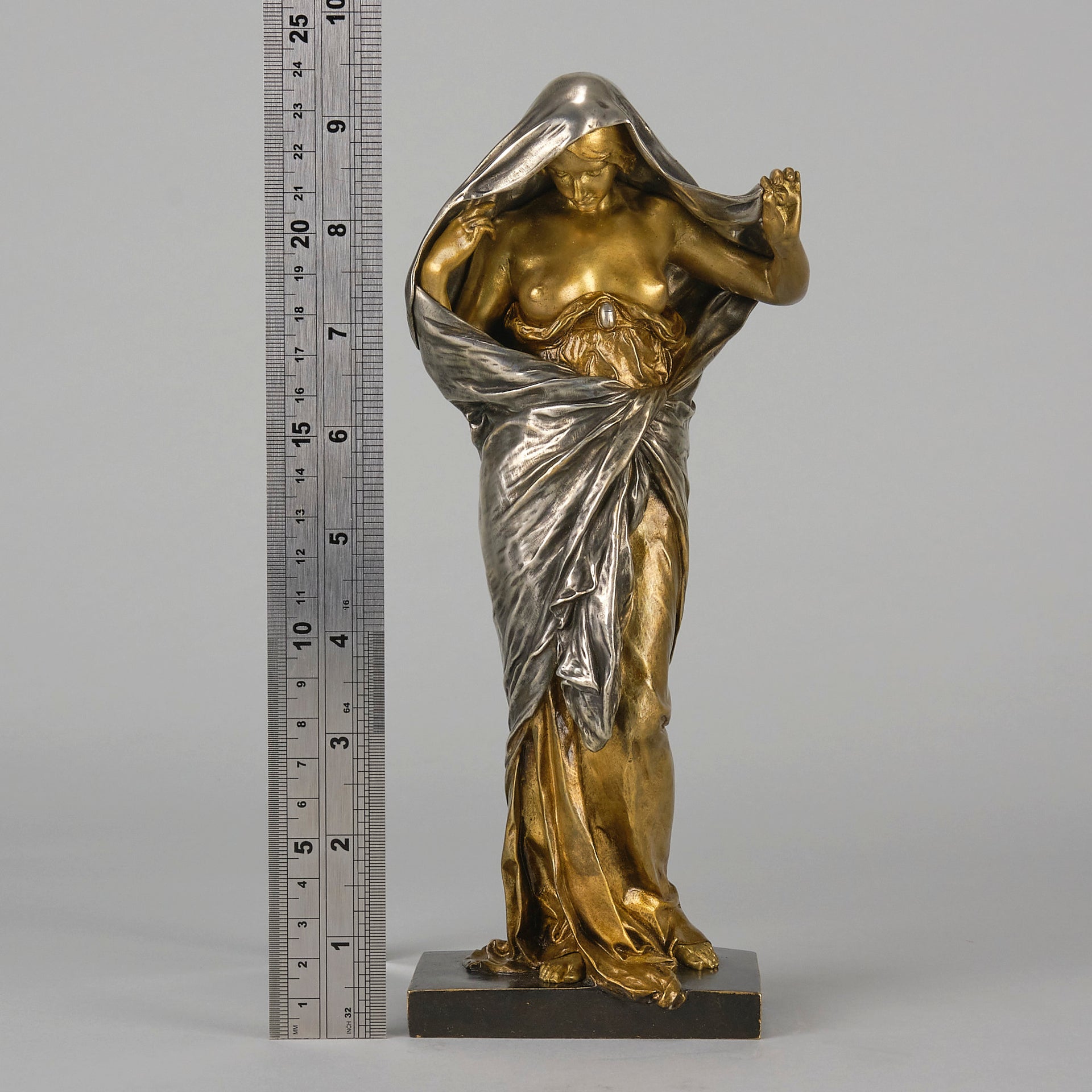 Nature Revealing - Ernest Barrias Bronze - Hickmet Fine Arts